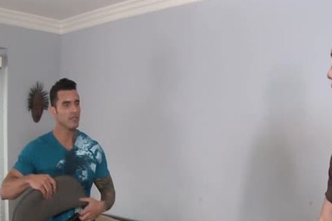 excited Tattooed Married man gets banged By A homo