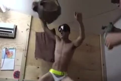 Military teens Just Having fun dark