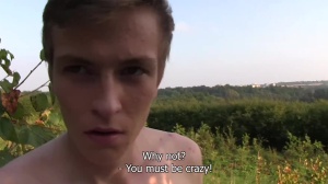 18 y.o. smiley boy nailed in the bushes