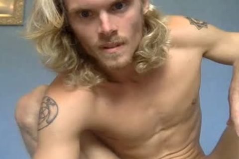Blond teen Showing His shlong In Live