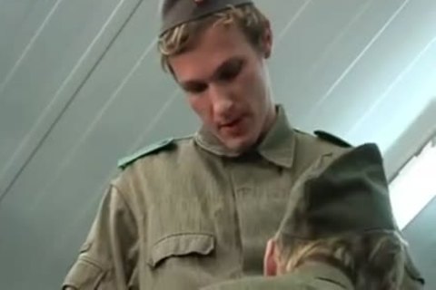bunch irrumation Whit Carrot unprotected Sex Eat cum In The Army S Kitchen