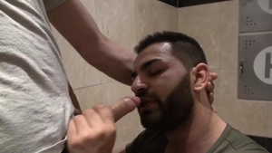 ClubBangBoys - Persian cumshot in public